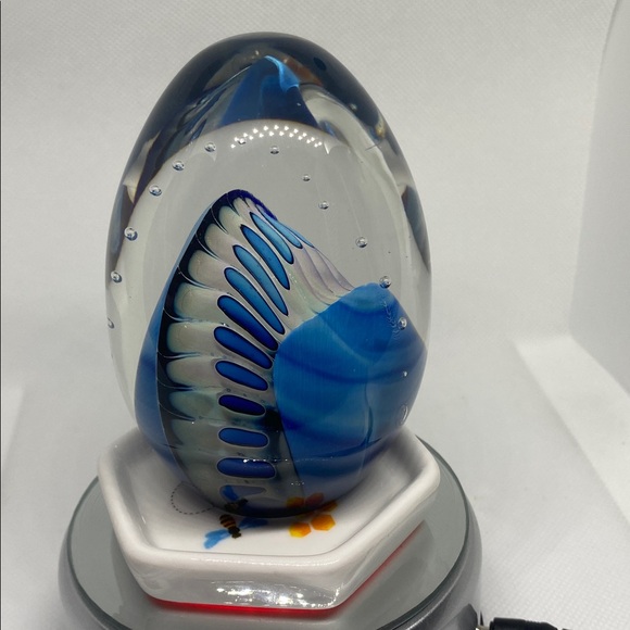 Vintage Glass Paperweight/Art Piece - Picture 4 of 7